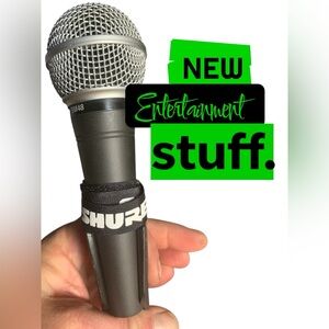 Shure SM48 Handheld Microphone - Black and Silver